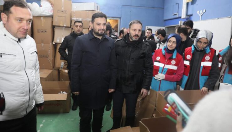 KÂĞITHANE’DEN BİNLERCE KİŞİ AFET BÖLGESİNE YARDIM GÖNDERDİ