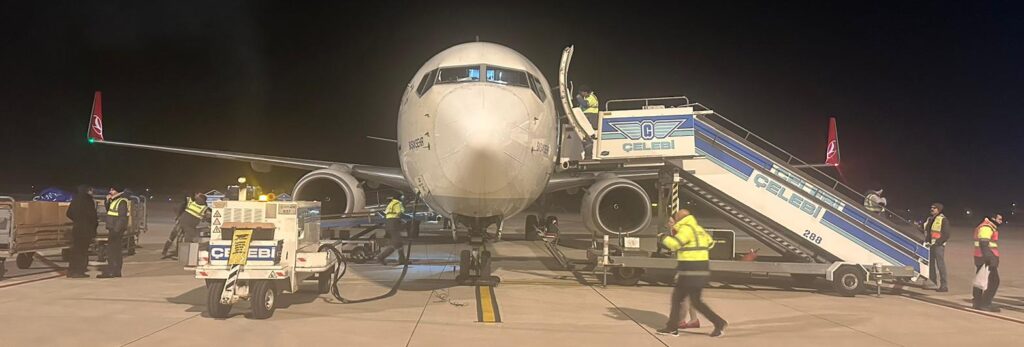 İGA Ekiplerince Onarılan Hatay Havalimanı’na İlk Uçuş Gerçekleştirildi