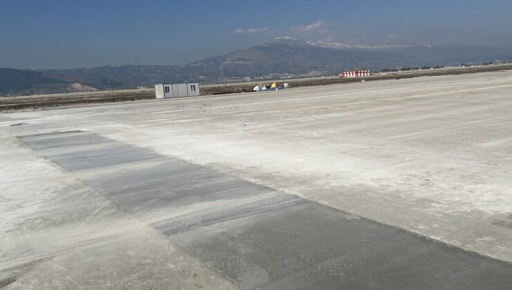 İGA’nın 96 Saatte Onardığı Hatay Havalimanı Pisti Uçuşlara Hazır Hale Getirildi