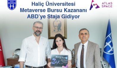 HALİÇ ÜNİVERSİTESİ METAVERSE BURSU KAZANAN ÖĞRENCİ ABD’YE STAJA GİDİYOR