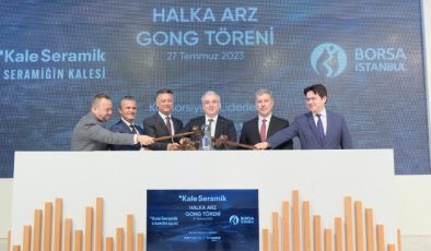 Borsa İstanbul’da gong Kaleseramik için çaldı