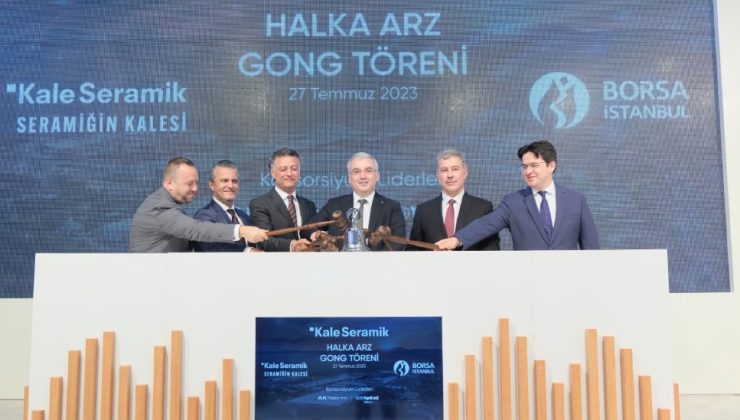 Borsa İstanbul’da gong Kaleseramik için çaldı