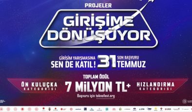 TEKNOFEST GİRİŞİM YARIŞMASI BAŞVURULARI İÇİN SON GÜN!