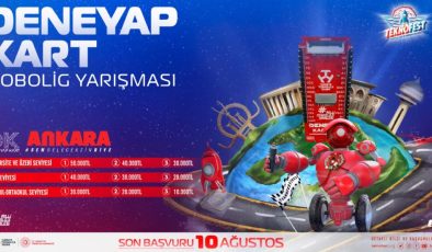 TEKNOFEST DENEYAP KART ROBOLİG YARIŞMASI BAŞVURULARI DEVAM EDİYOR!