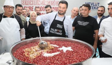 KÂĞITHANE’DE 25 BİN KİŞİYE AŞURE İKRAM EDİLDİ