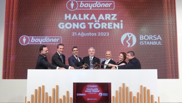 Baydöner, Borsa İstanbul’da işlem görmeye başladı