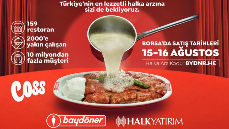Baydöner Halka Arz Ediliyor