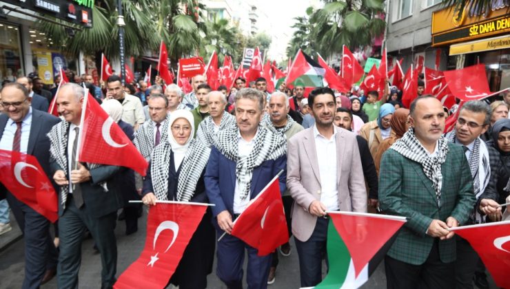 Gaziosmanpaşa’da “Filistin İçin Engel Yok” Yürüyüşü Düzenlendi
