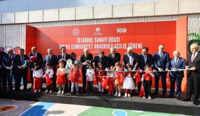 İSO tarafından yapılan anaokulu Milli Eğitim Bakanı Yusuf Tekin’in katılımıyla açıldı