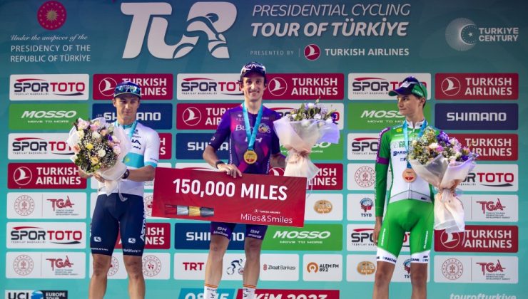 58. CUMHURBAŞKANLIĞI TÜRKİYE BİSİKLET TURU’NDA BODRUM – SELÇUK ETABINI BURGOS TAKIMI’NDAN VICTOR LANGELOTTI KAZANDI