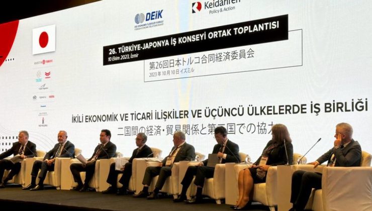DEİK’in düzenlendiği 26. Türkiye-Japonya İş Konseyi Toplantısı İzmir’de gerçekleştirildi