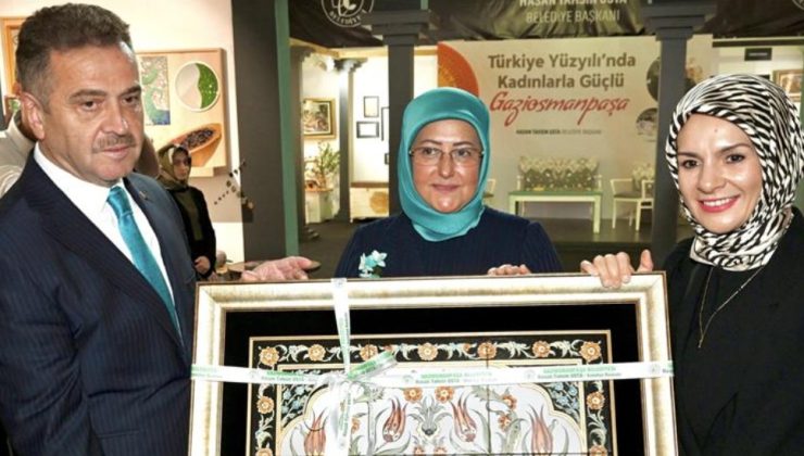 Bakan Göktaş, Gaziosmanpaşa’da El Sanatları Sergisi’ni Ziyaret Etti