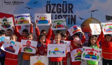 ÜMRANİYELİ ÖĞRENCİLERDEN FİLİSTİN’E ANLAMLI DESTEK