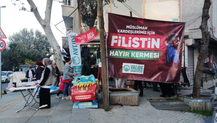 Valide İnsani Yardım Derneği Gönüllülerinin Filistinli Kardeşleri İçin Açtığı Kermes Yoğun İlgi Gördü