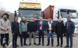 Eyüpsultan Belediyesi’nden Filistin’e 9 yardım TIR’ı