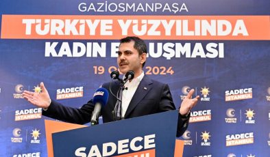 Murat Kurum, Kadınlara Yönelik Projelerini Gaziosmanpaşa’da Müjdeledi