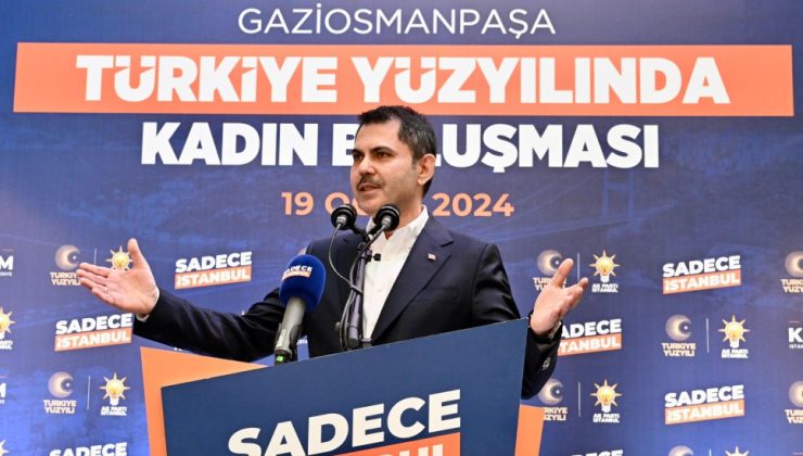 Murat Kurum, Kadınlara Yönelik Projelerini Gaziosmanpaşa’da Müjdeledi