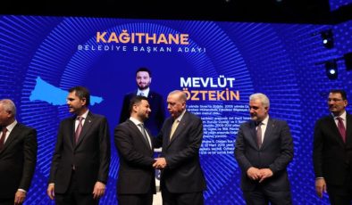 BAŞKAN ÖZTEKİN YENİDEN KÂĞITHANE BELEDİYE BAŞKANI ADAYI OLDU