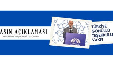 TGTV Kahramanmaraş Depremi Yıl Dönümü Basın Açıklaması