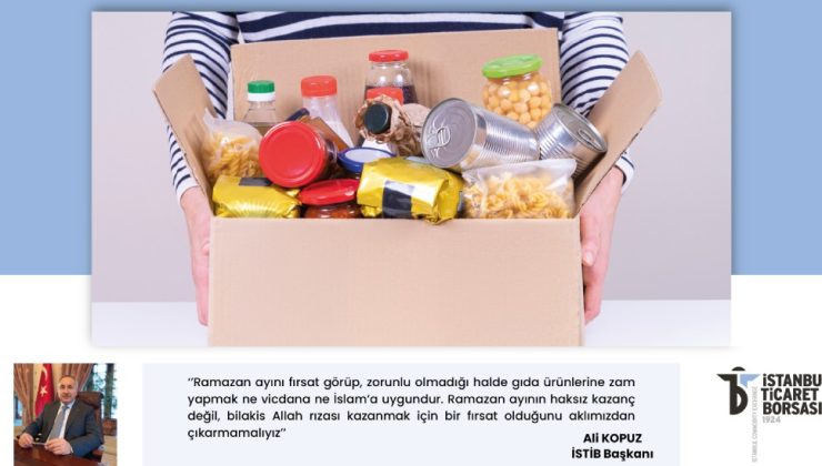 İSTİB Başkanı Ali Kopuz “Ramazanda Sadece Allah Rızası Kazanmalıyız”