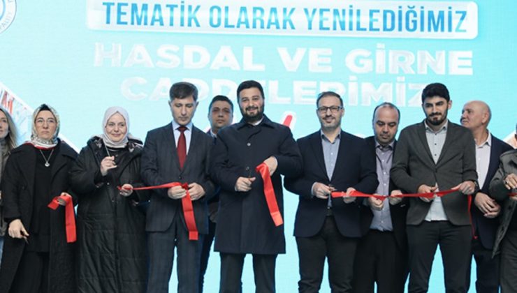 KAĞITHANE BELEDİYESİ, HASDAL VE GİRNE CADDELERİ TEMATİKLEŞTİRİLDİ