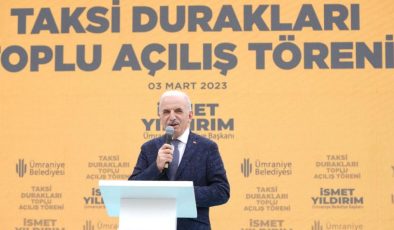 ÜMRANİYE’DE MODERN TAKSİ DURAKLARI AÇILDI