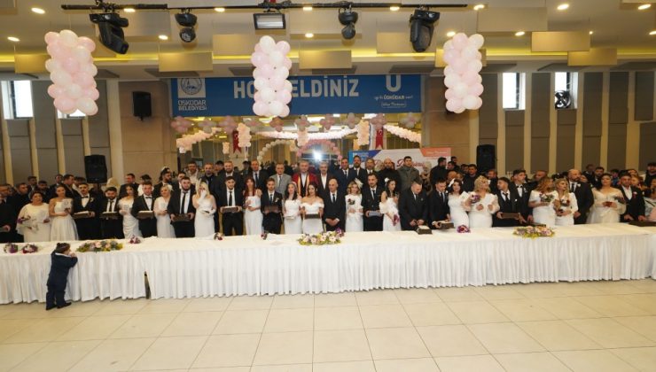 ÜSKÜDAR’DA 17 ROMAN ÇİFT TOPLU NİKAH TÖRENİYLE DÜNYA EVİNE GİRDİ