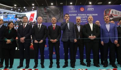 İSTANBUL BÜYÜKŞEHİR BELEDİYE BAŞKAN ADAYI MURAT KURUM İSTANBUL HAVALİMANI – ARNAVUTKÖY METRO AÇILIŞI