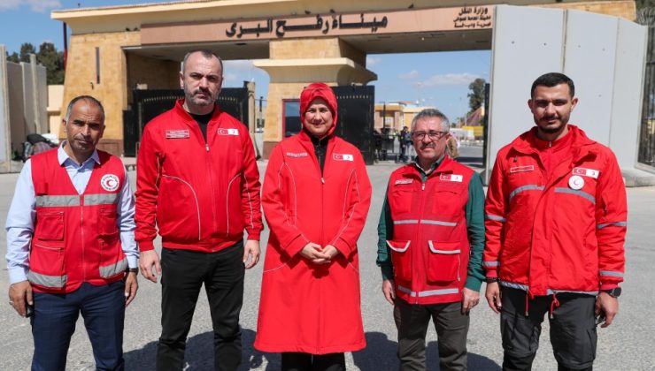KIZILAY’IN GAZZE GEMİSİ MISIR’A ULAŞTI