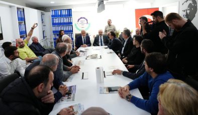ÜMRANİYE BELEDİYE BAŞKANI İSMET YILDIRIM ESNAF VE SANATKARLAR ODASI’NI ZİYARET ETTİ