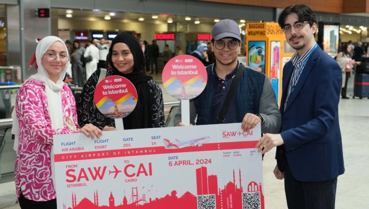Sabiha Gökçen’den Air Arabia Egypt ile Kahire uçuşları başladı