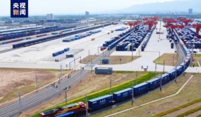Çin ile Avrupa arasında ilk çeyrekte 4 bin 541 yük treni seferi yapıldı