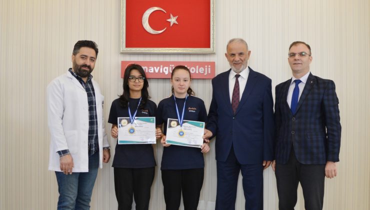 MATEMATİK DALINDA MAVİGÜNE ALTIN MADALYA