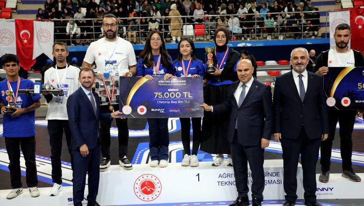 Öğrencilerin Tasarladığı Robotlar Ağrı’nın Zirvesinde Yarıştı