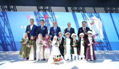 BAŞKAN YILDIRIM KUR’AN KURSU ÖĞRENCİLERİNE SERTİFİKALARINI VERDİ