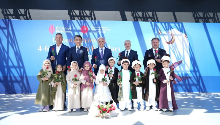 BAŞKAN YILDIRIM KUR’AN KURSU ÖĞRENCİLERİNE SERTİFİKALARINI VERDİ