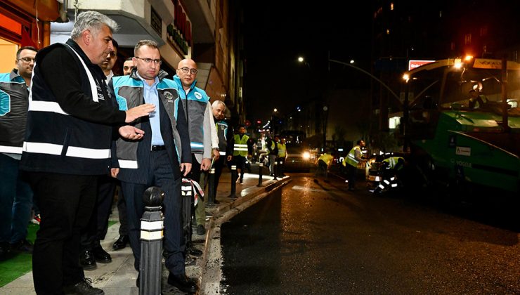 BAŞKAN BAHÇETEPE, ASFALT ÇALIŞMALARINI YERİNDE İNCELEDİ