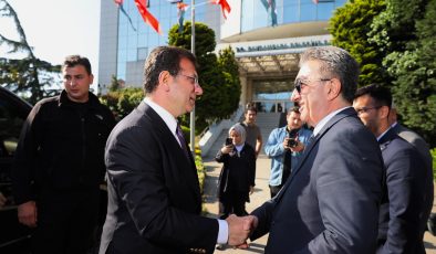 İmamoğlu’ndan Başkan Mutlu’ya ziyaret