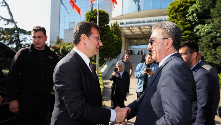 İmamoğlu’ndan Başkan Mutlu’ya ziyaret