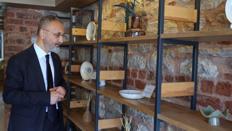 Başkan Özmen’den el emeğinin kazanca dönüştüğü mağazalara ziyaret