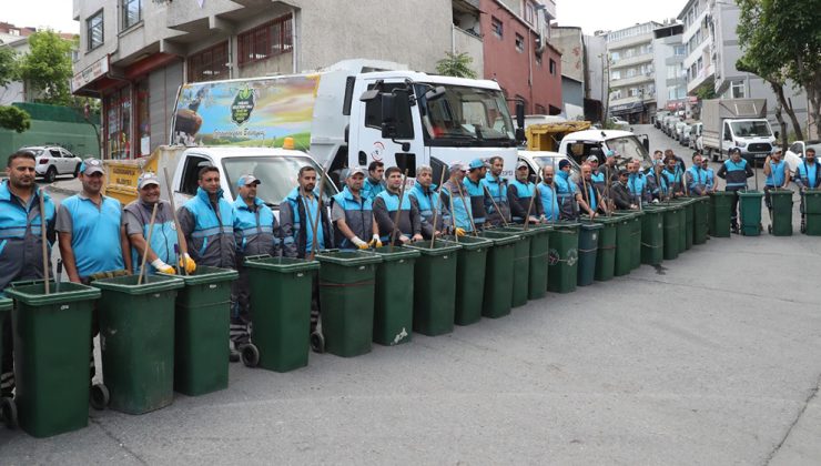 DAHA TEMİZ BİR GAZİOSMANPAŞA İÇİN EKİPLER İŞ BAŞINDA