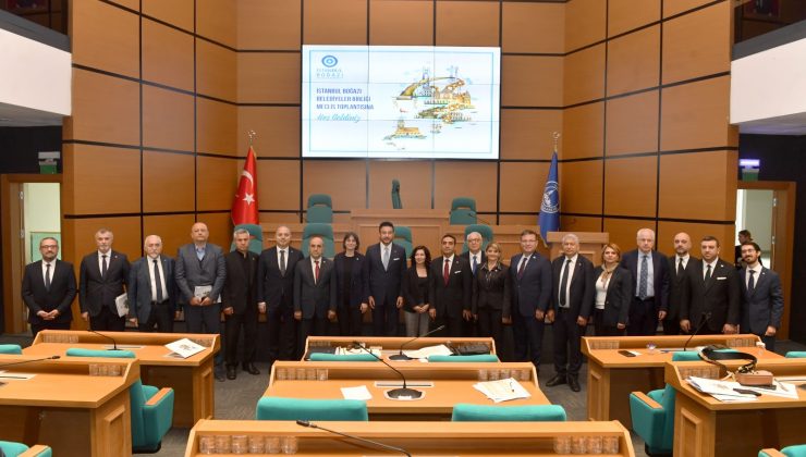 İSTANBUL BOĞAZI BELEDİYELER BİRLİĞİ BAŞKANLIĞINA RIZA AKPOLAT SEÇİLDİ