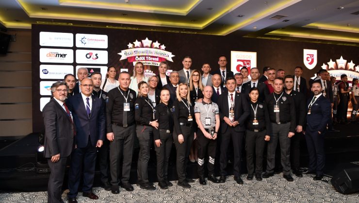 GÜSOD, “Özel Güvenliğin Yıldızları” ödül töreninde sektörün kahramanlarını onurlandırdı