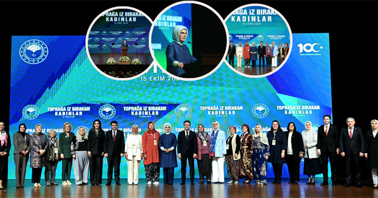 DÜNYA KADIN ÇİFTÇİLER GÜNÜ EMİNE ERDOĞAN’IN İŞTİRAKİYLE KUTLANDI