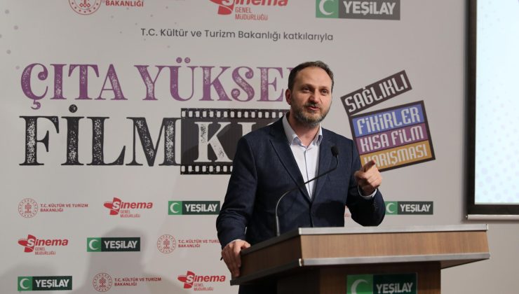8. YEŞİLAY SAĞLIKLI FİKİRLER KISA FİLM YARIŞMASINDA ÖDÜLLER SAHİPLERİNİ BULDU