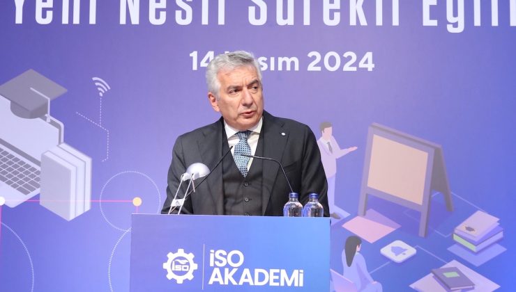 İstanbul Sanayi Odası Başkanı Bahçıvan: “İSO Akademi, sanayi ve üretim hayatımızın geleceğine nitelikli bir katkı sunacak”