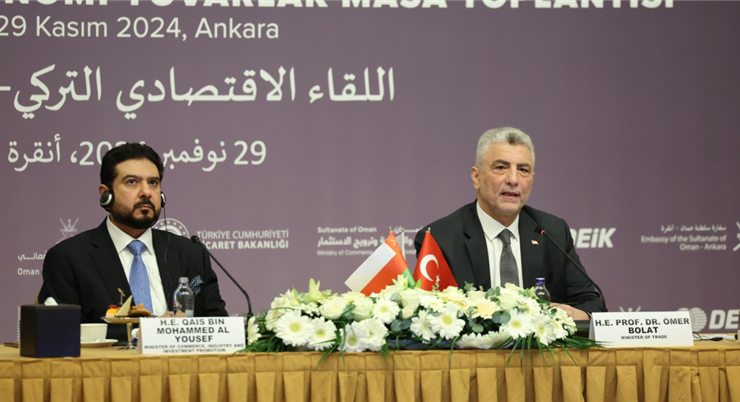 Ticaret Bakanı Bolat, Türkiye-Umman Ekonomi Yuvarlak Masa Toplantısı’na katıldı