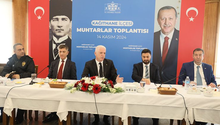 İSTANBUL VALİSİ DAVUT GÜL’DEN KÂĞITHANE’YE ZİYARET