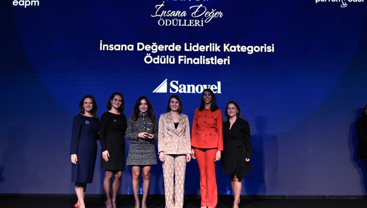 PERYÖN İNSANA DEĞER ÖDÜLLERİ’NDEN SANOVEL’E BÜYÜK FİNALİSTLİK ÖDÜLÜ