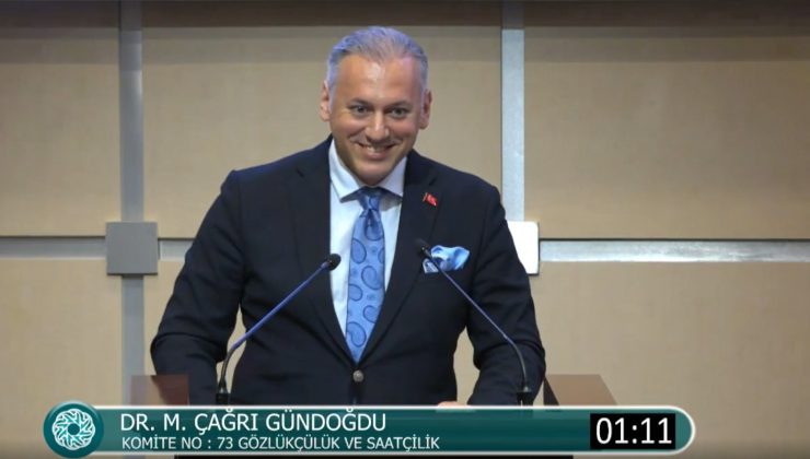 İTO Meclis Üyesi Mehmet Çağrı Gündoğdu: “10.10” Onuncu ayın Onu’nu “Dünya Saatçilik Günü” ilan ediyorum!